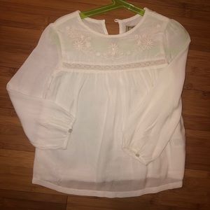 Size 4t white blouse